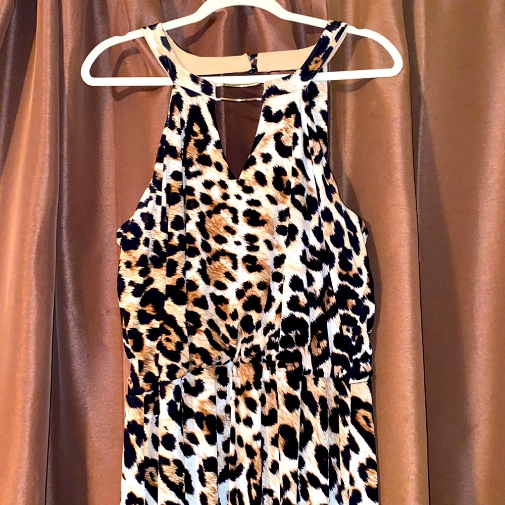 Bisou Bisou Maxi Dress 14 Leopard Print.